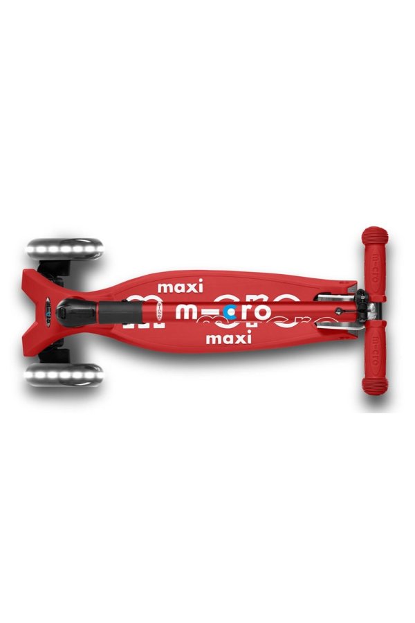 Micro Patinete Maxi Deluxe Plegable Rojo