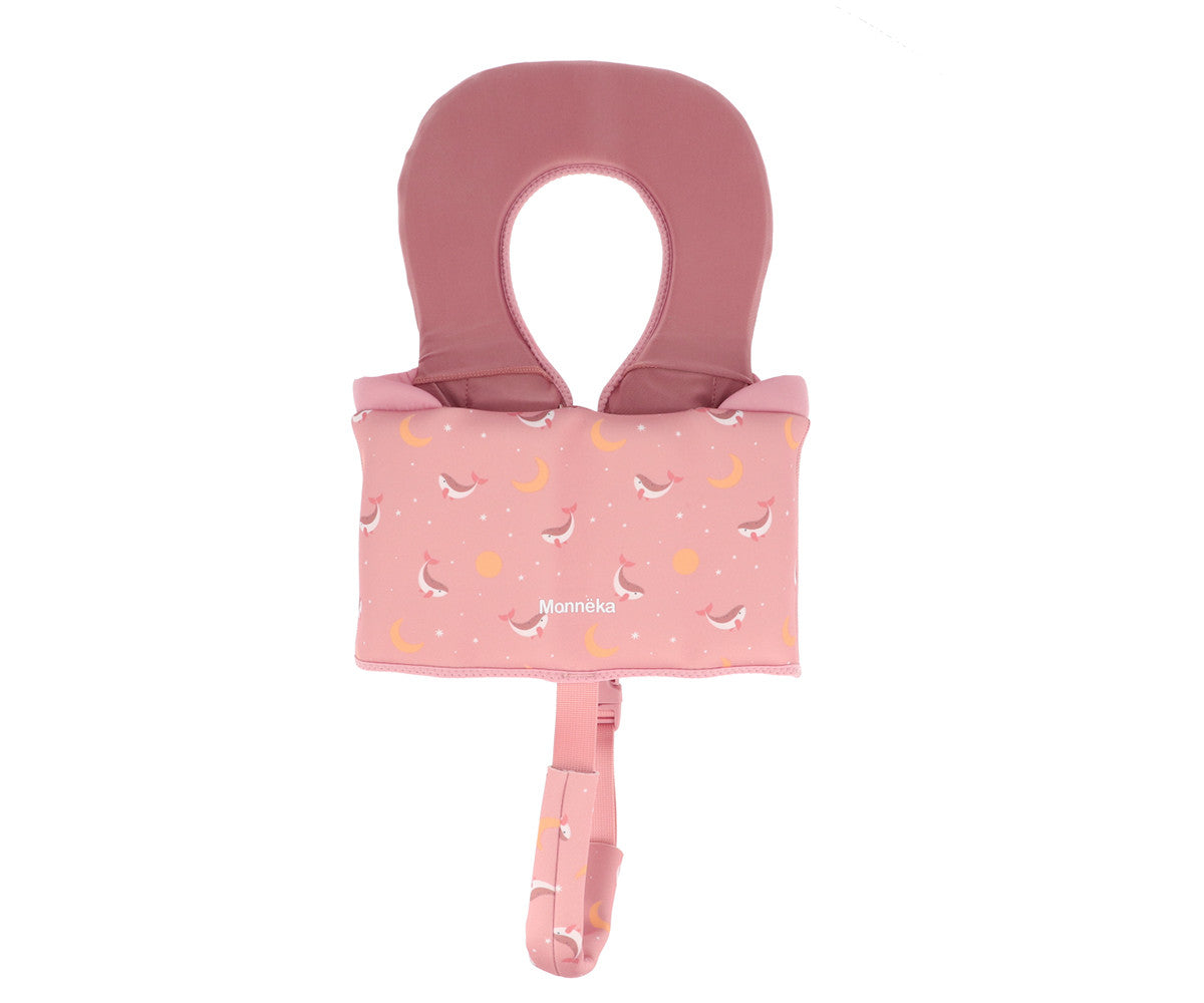 Tutete Chaleco flotador aprendizaje Whale Pink Talla 1-2 años
