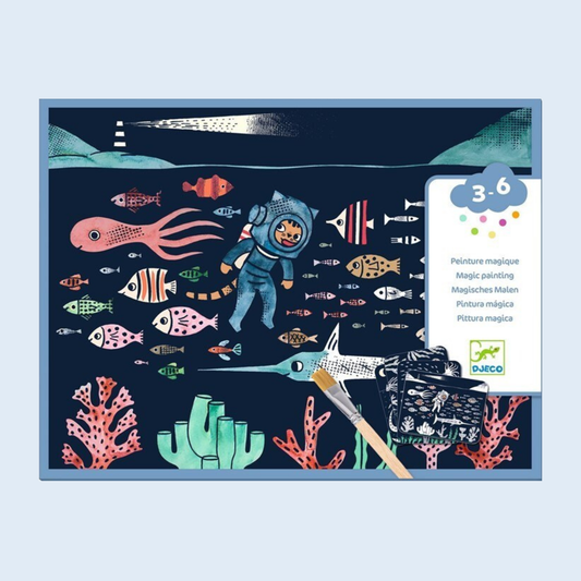 Djeco Pintura mágica para revelar En el mar