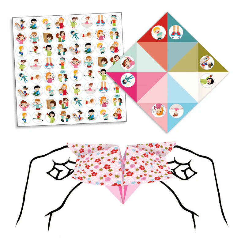 Djeco Origami Pico pico retos Rosa