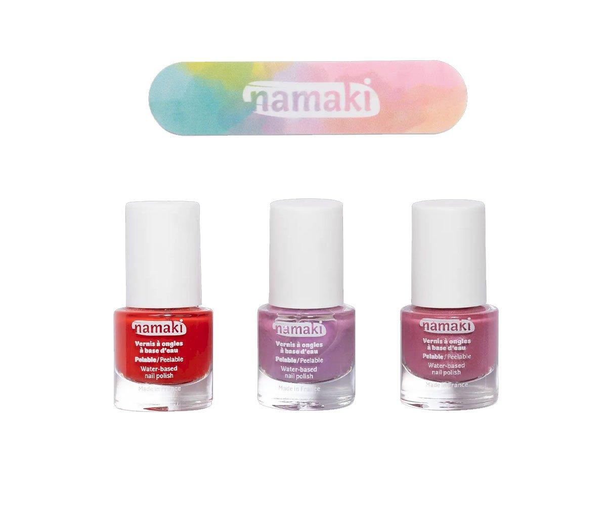 Namaki Pack 3 esmaltes al agua Eternal Roses