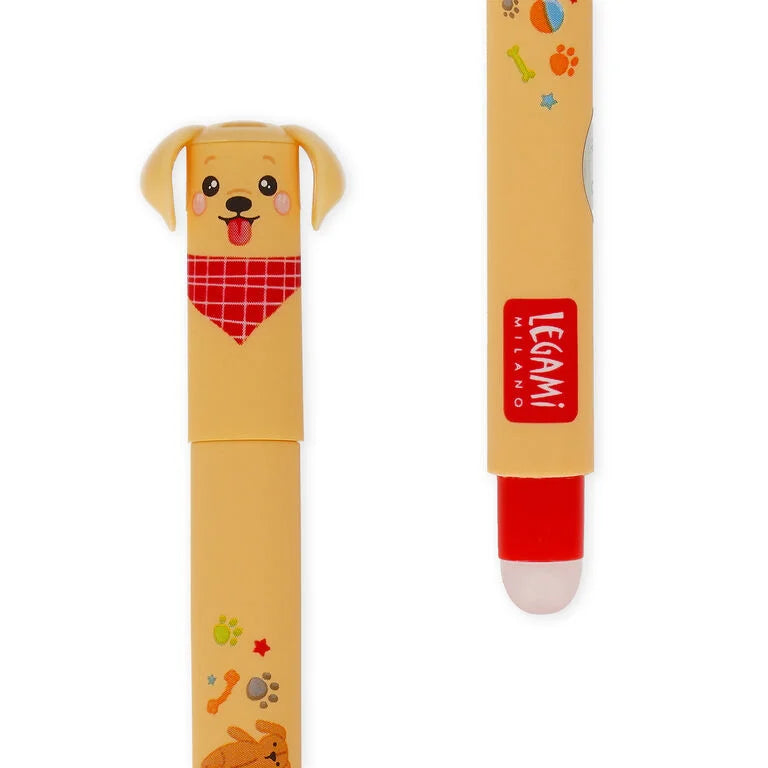 Legami Set 3 bolígrafos de gel borrables Fur ever Friends