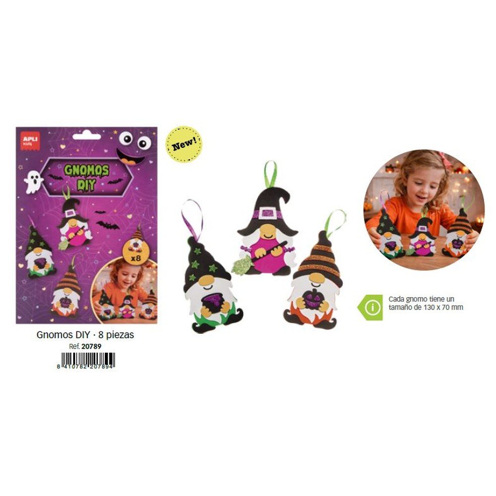 Apli kids Kit craft Gnomos Halloween