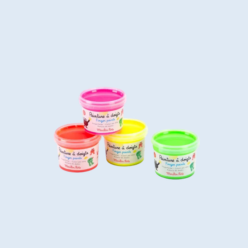 Moulin Roty Pintura fluorescente 4 colores