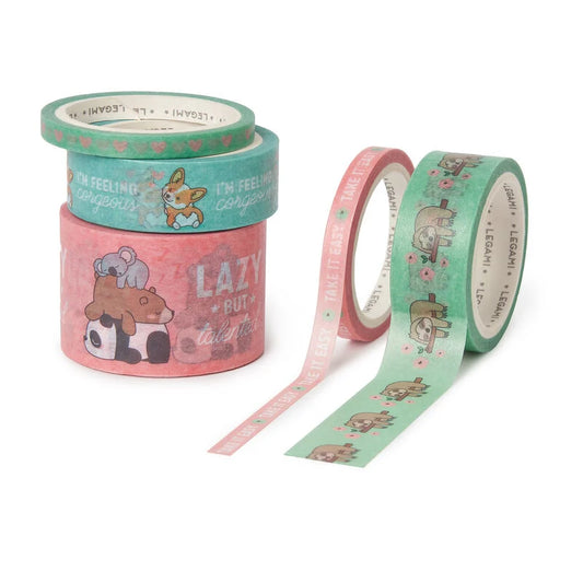 Legami Set 5 cintas adhesivas Animales