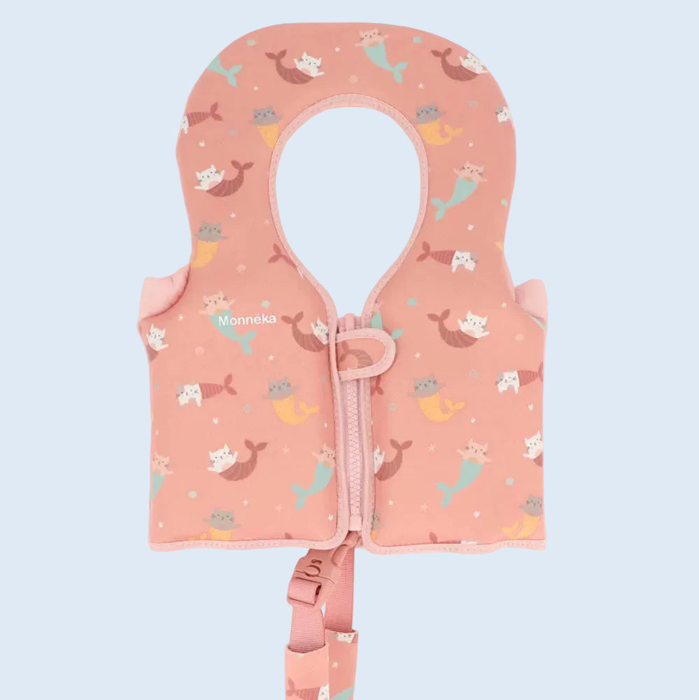 Tutete Chaleco flotador aprendizaje Mermaid Cats Talla 1-2 años