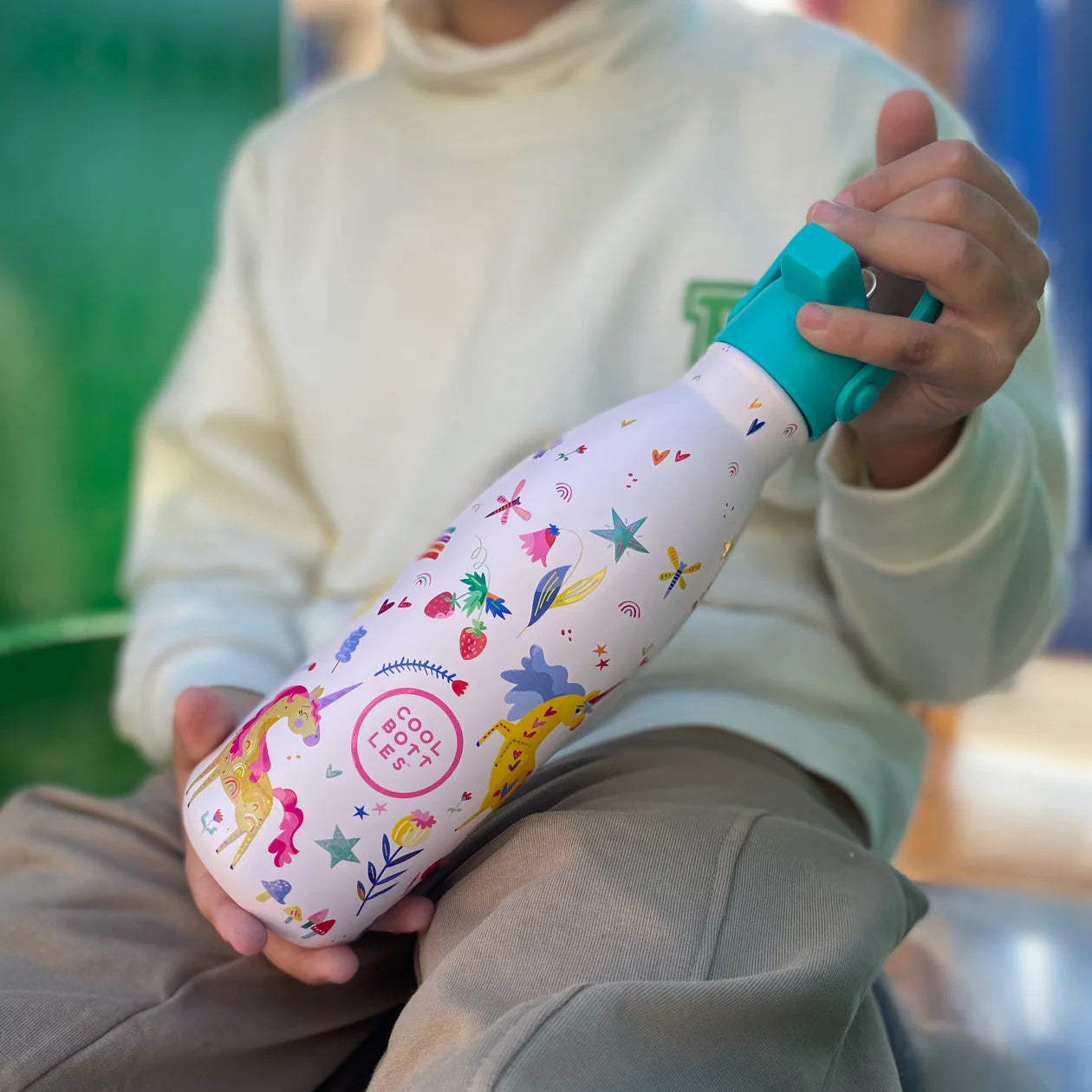 Cool Bottles Botella térmica 350 ml Funny Unicorn