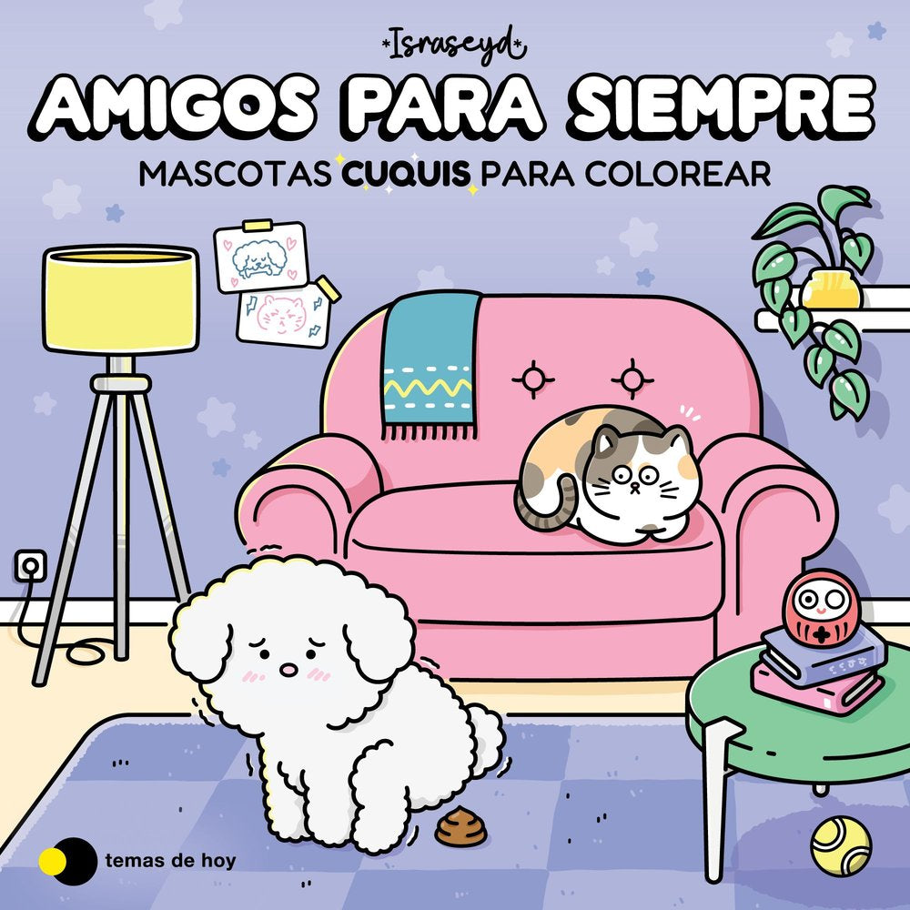 Amigos para siempre Libro para colorear