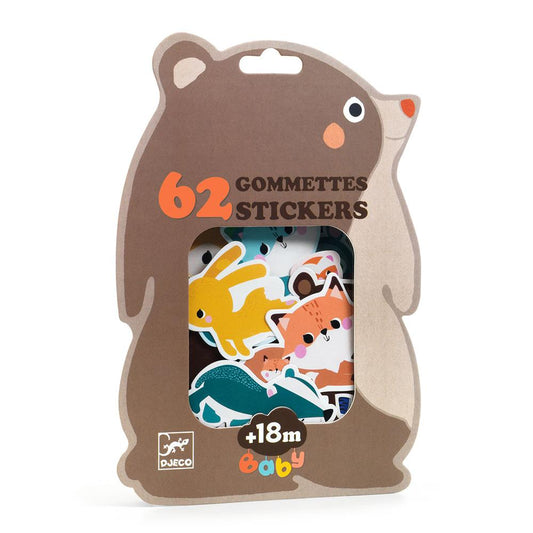 Djeco Baby Pegatinas Animales del bosque