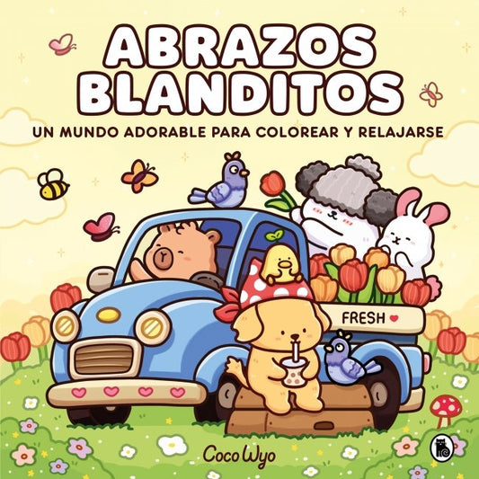 Abrazos blanditos Libro para colorear - Coco Wyo