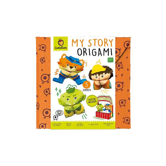 Ludattica My story origami El gato con botas
