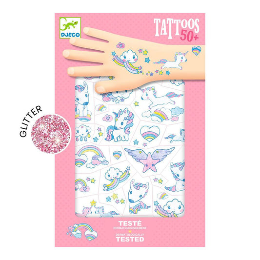 Tatuajes temporales Unicornios - Djeco