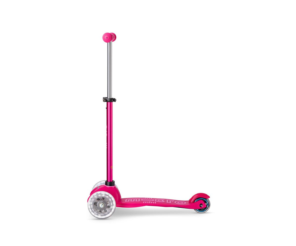 Micro Patinete mini2grow Deluxe LED Rosa