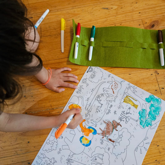 Scribble Mat Tapete de silicona para colores