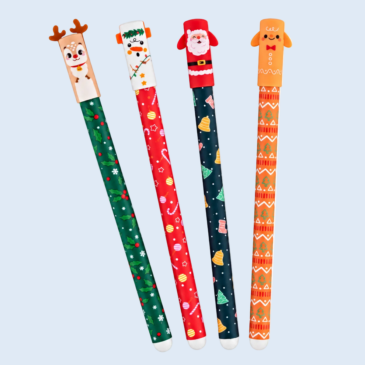 Bolígrafo borrable tinta azul Navidad - Apli kids