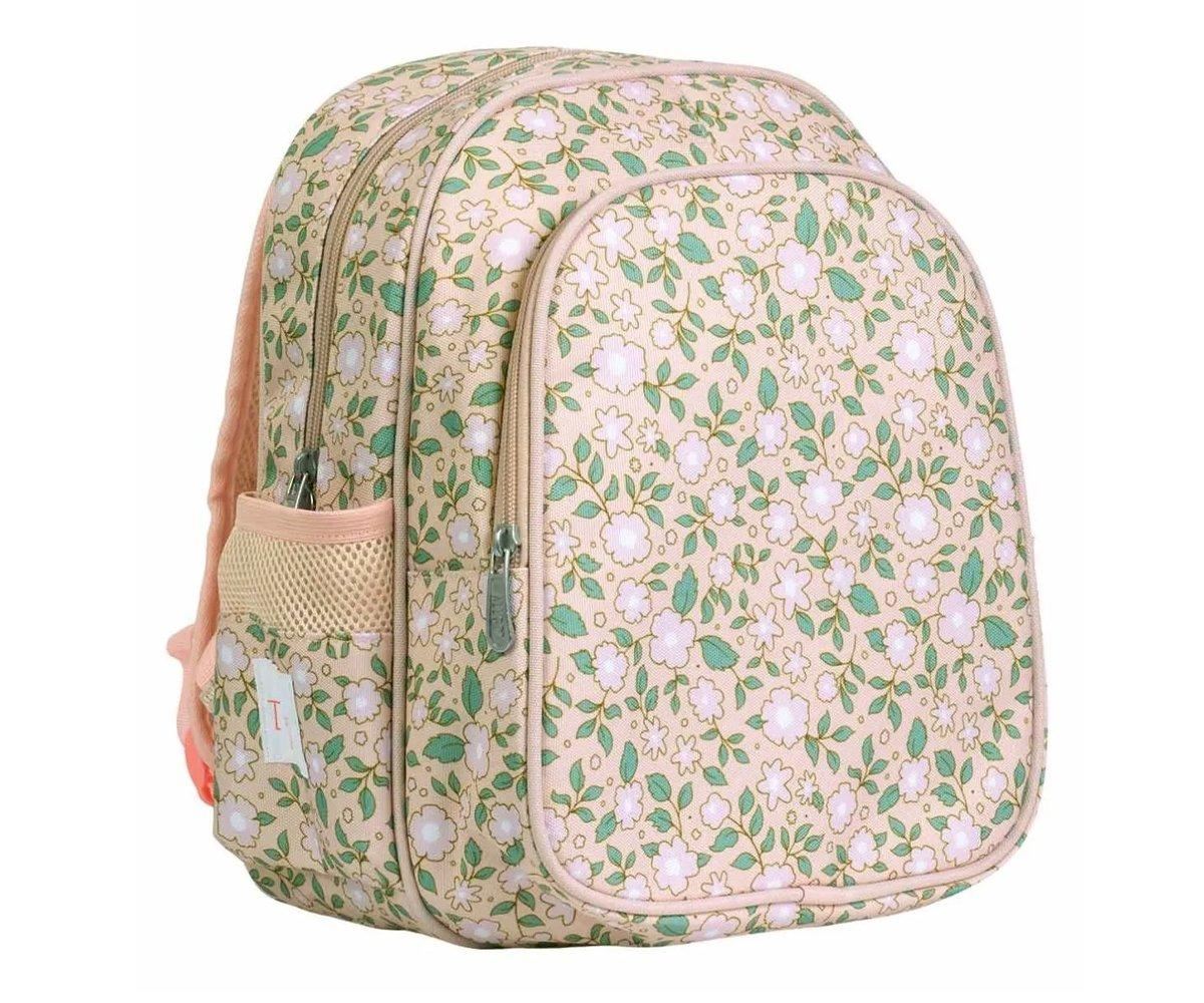 A Little Lovely Company Mochila bolsillo térmico Flores rosas