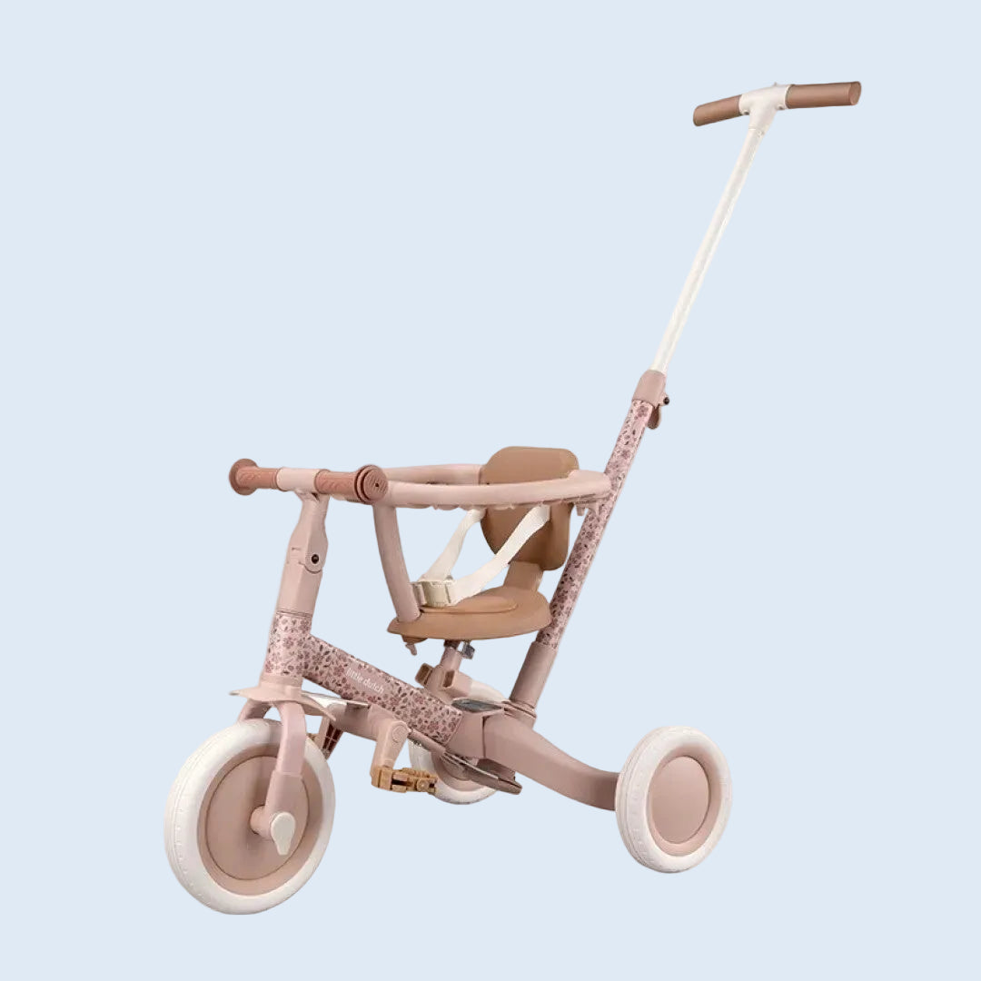 Little Dutch Triciclo Evolutivo Rosa Flores
