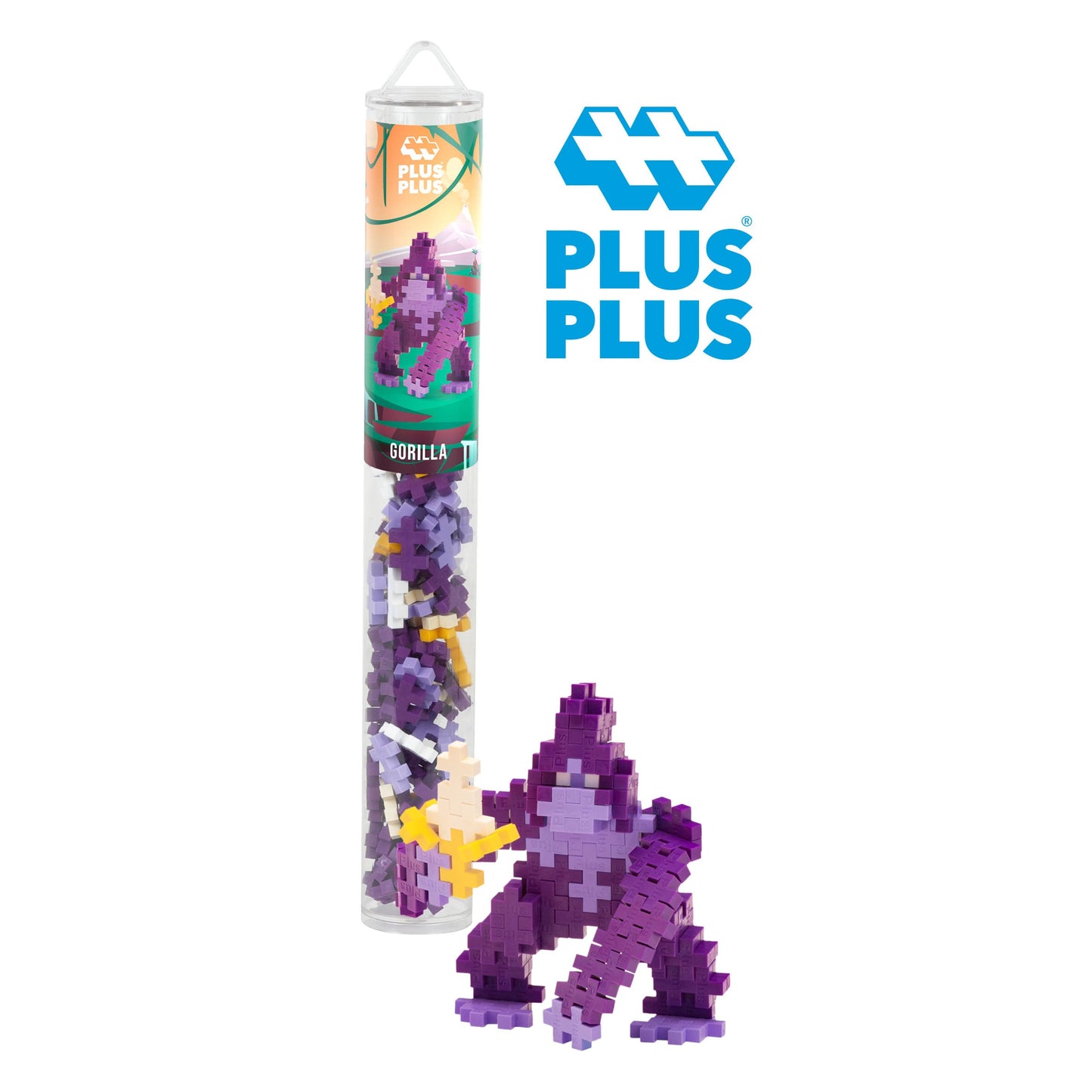 Plus Plus Tubo 100 piezas Gorila