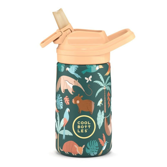 Cool Bottles Botella térmica 350 ml Kiddie Rainforest refuge