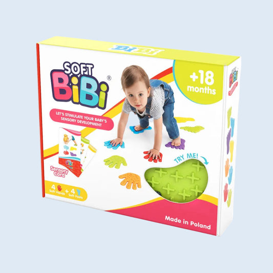 Soft Bibi Juguete sensorial Manos y pies