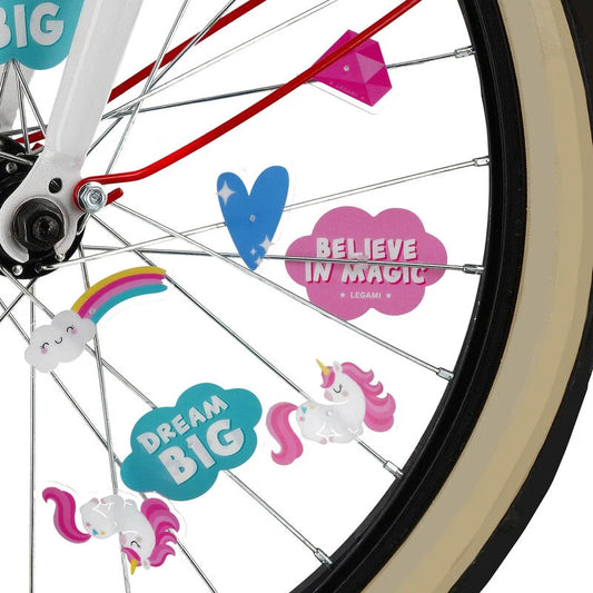 Legami Adornos radios bicicleta Unicornios
