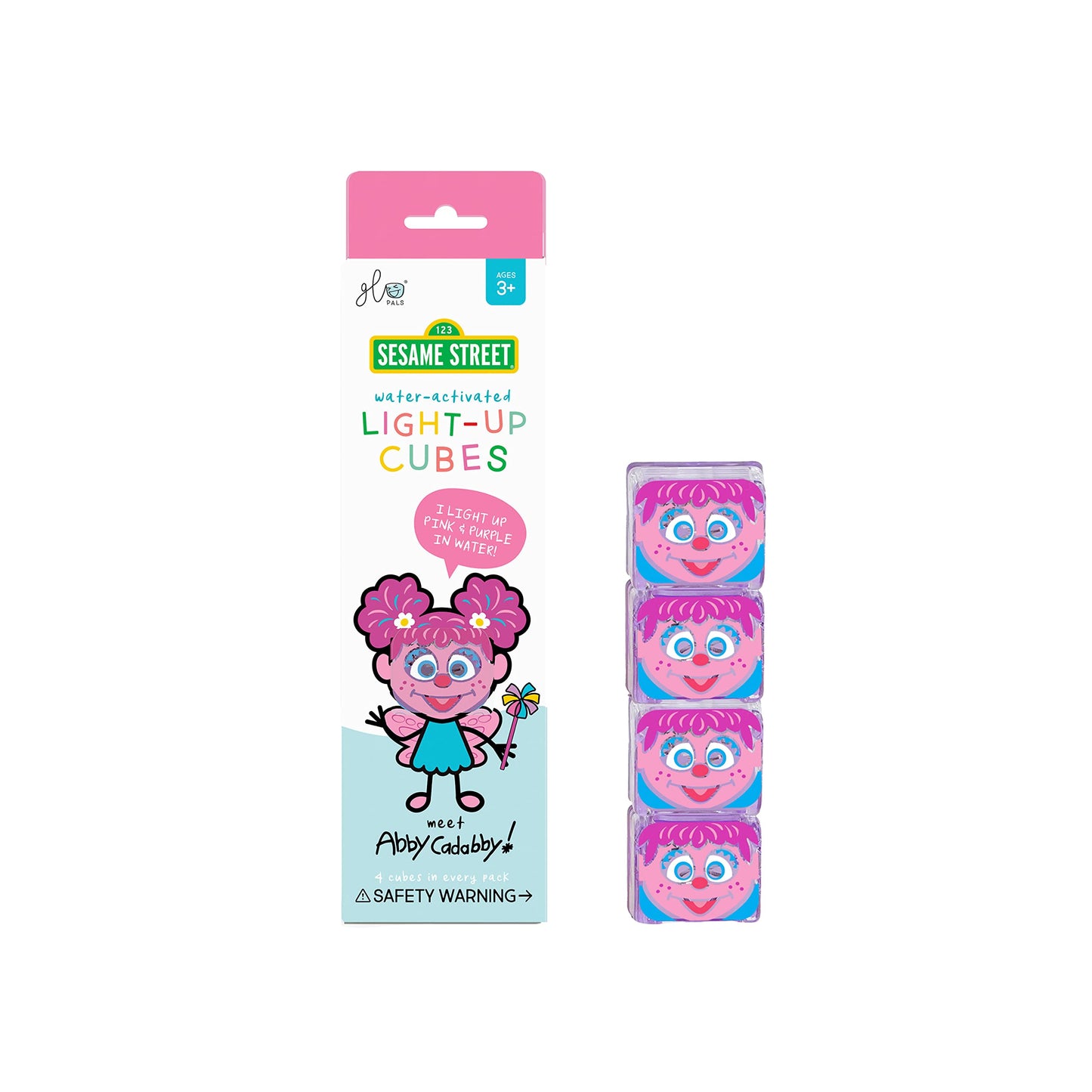 Glopals Cubos de luz Rosa Abby