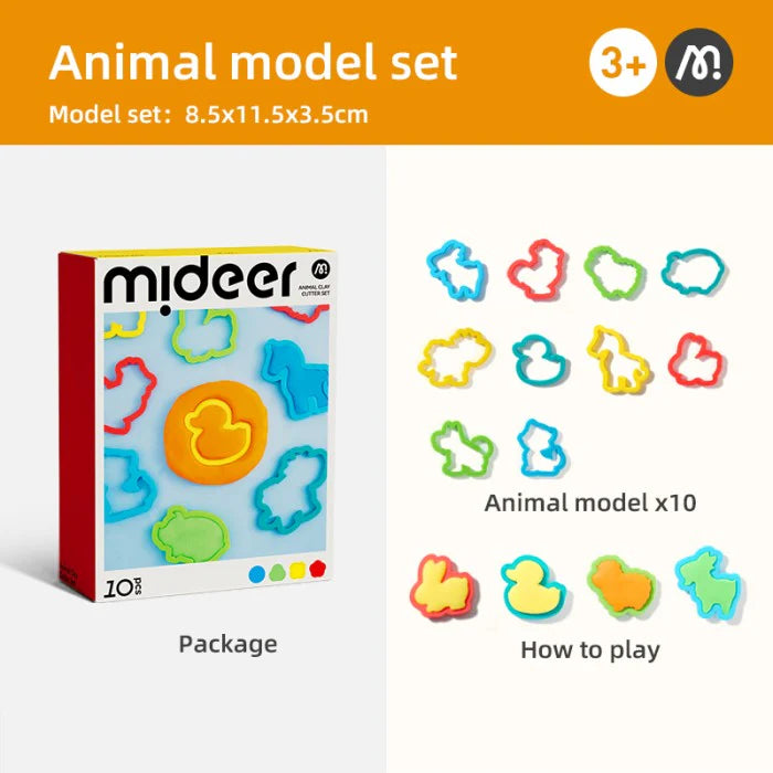 Mideer Moldes para plastilina