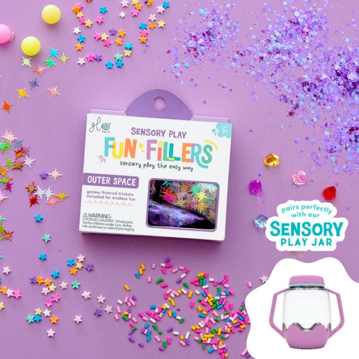 Glopals Recambio universal Botella sensorial Espacio