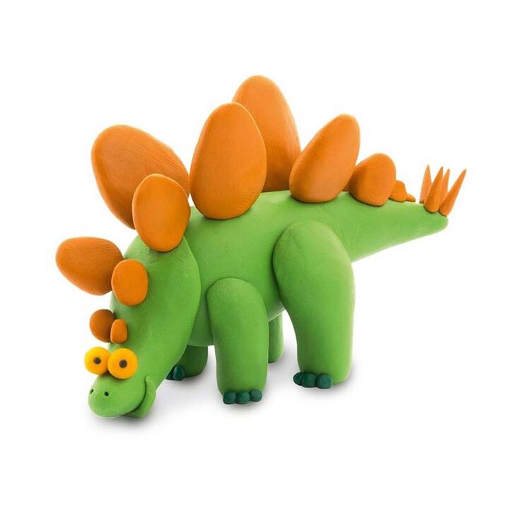 Hey Clay Pasta de moldear Dinos Estegosaurio