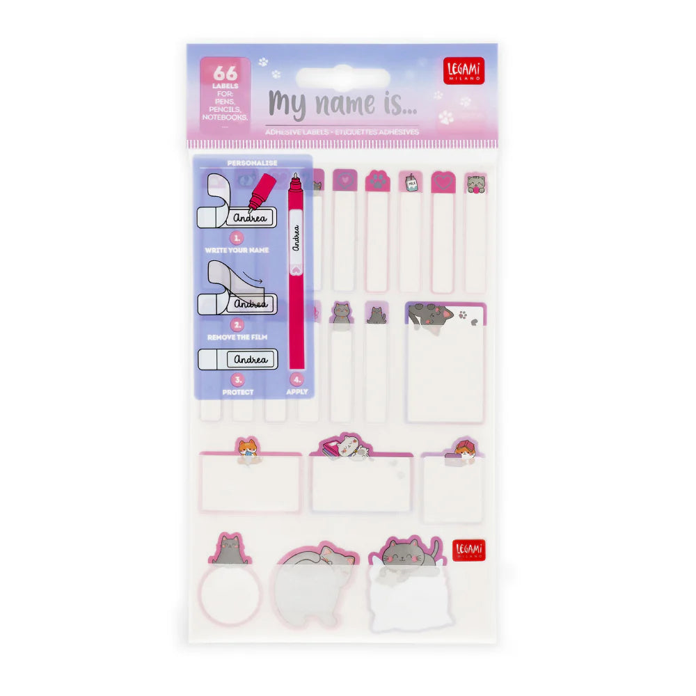 Legami Set pegatinas nombre personalizables