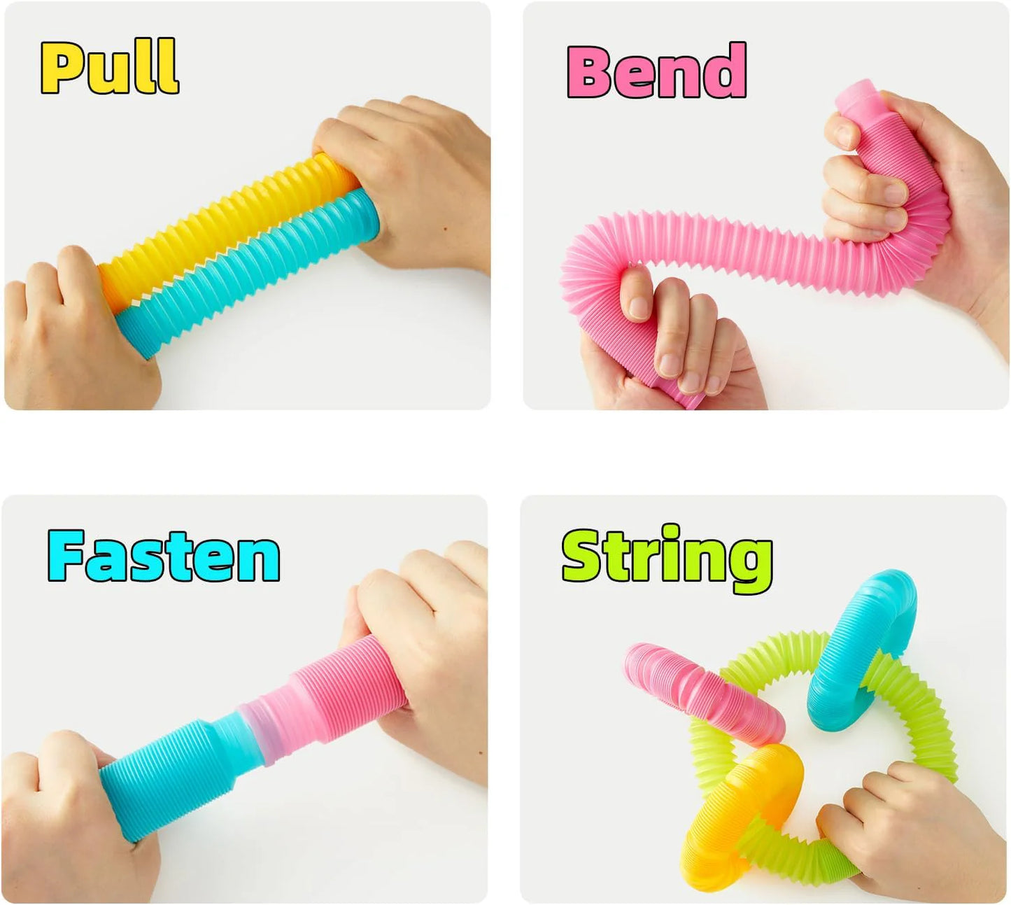 Mideer Juego tubos y bolas luminosas