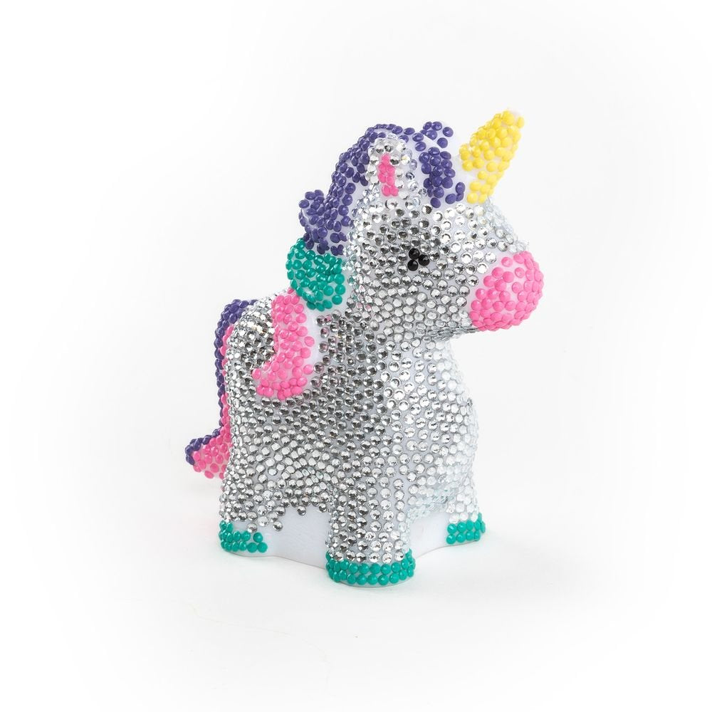 Kidea Figura 3D Unicornio para decorar con diamantes