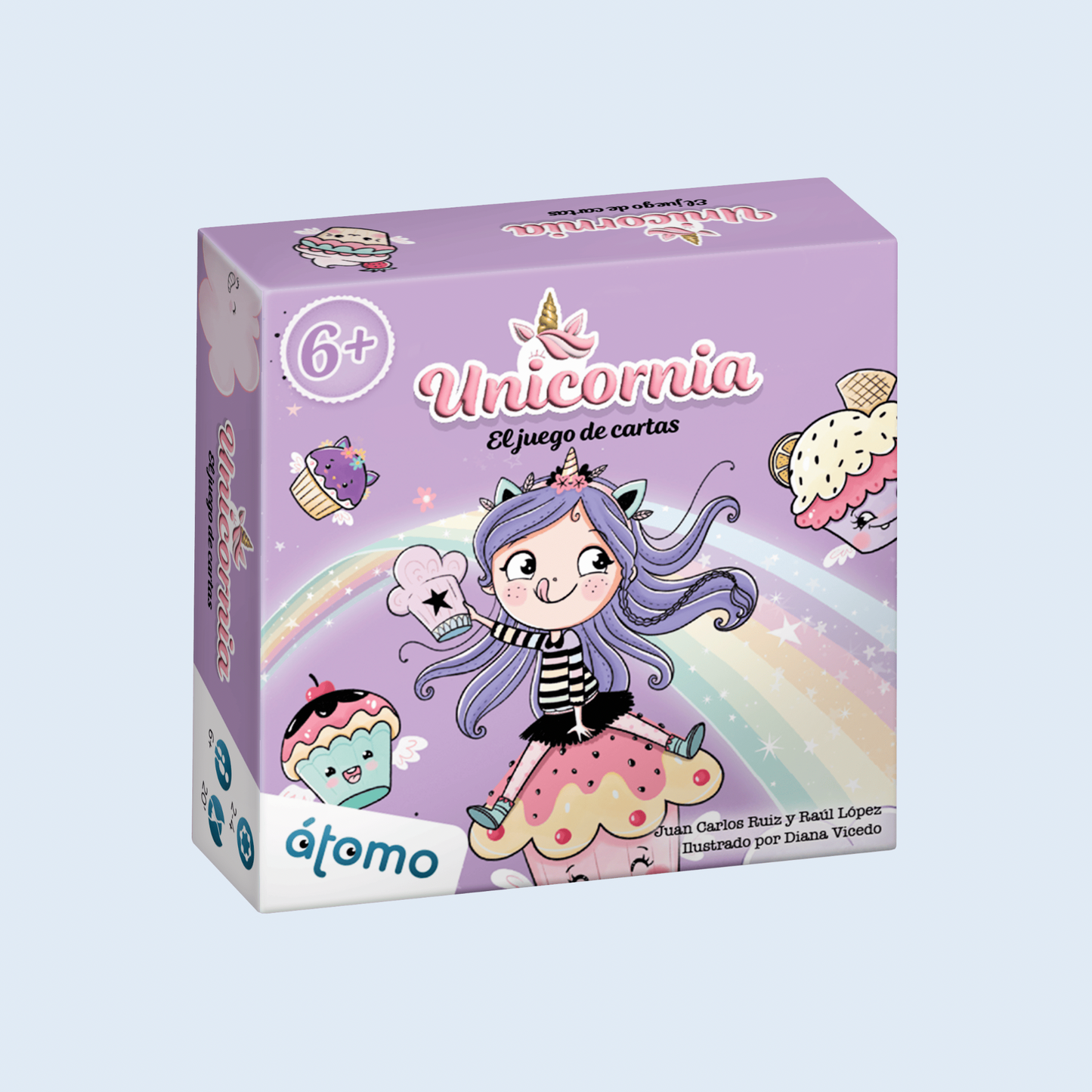 Átomo Unicornia Juego de cartas
