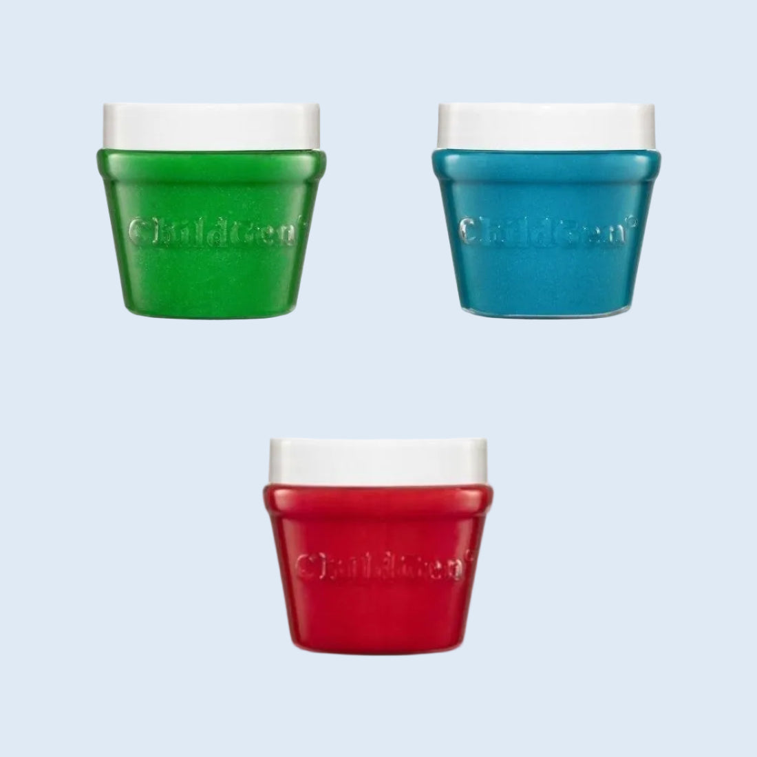 ChildGen Plastilina Verde, azul y rojo