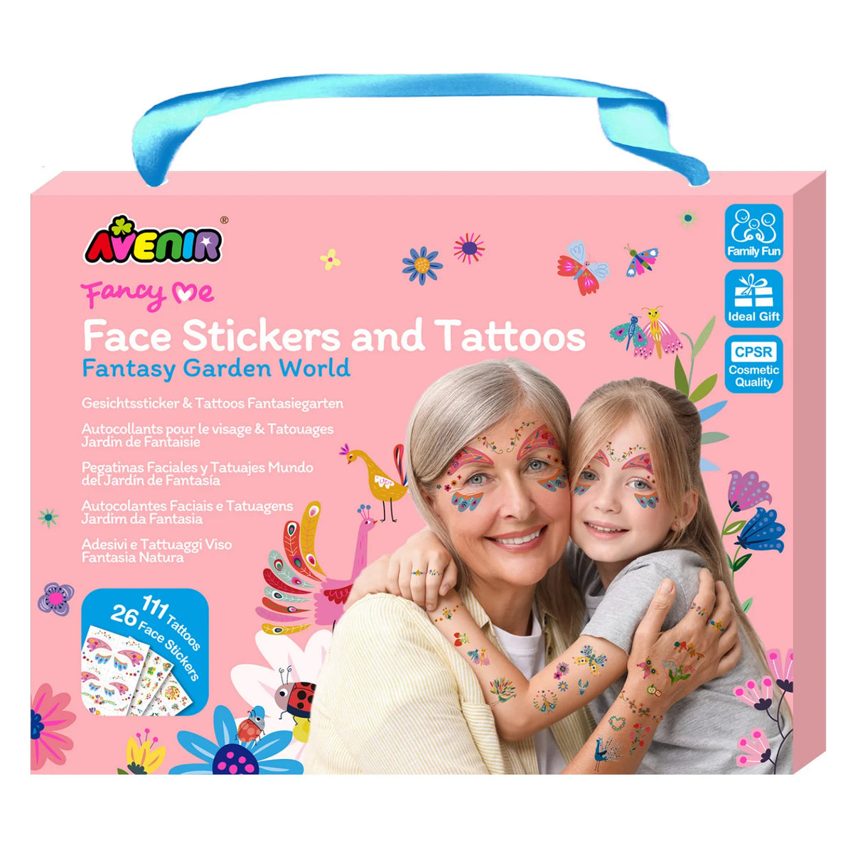 Avenir Pegatinas faciales y tatuajes