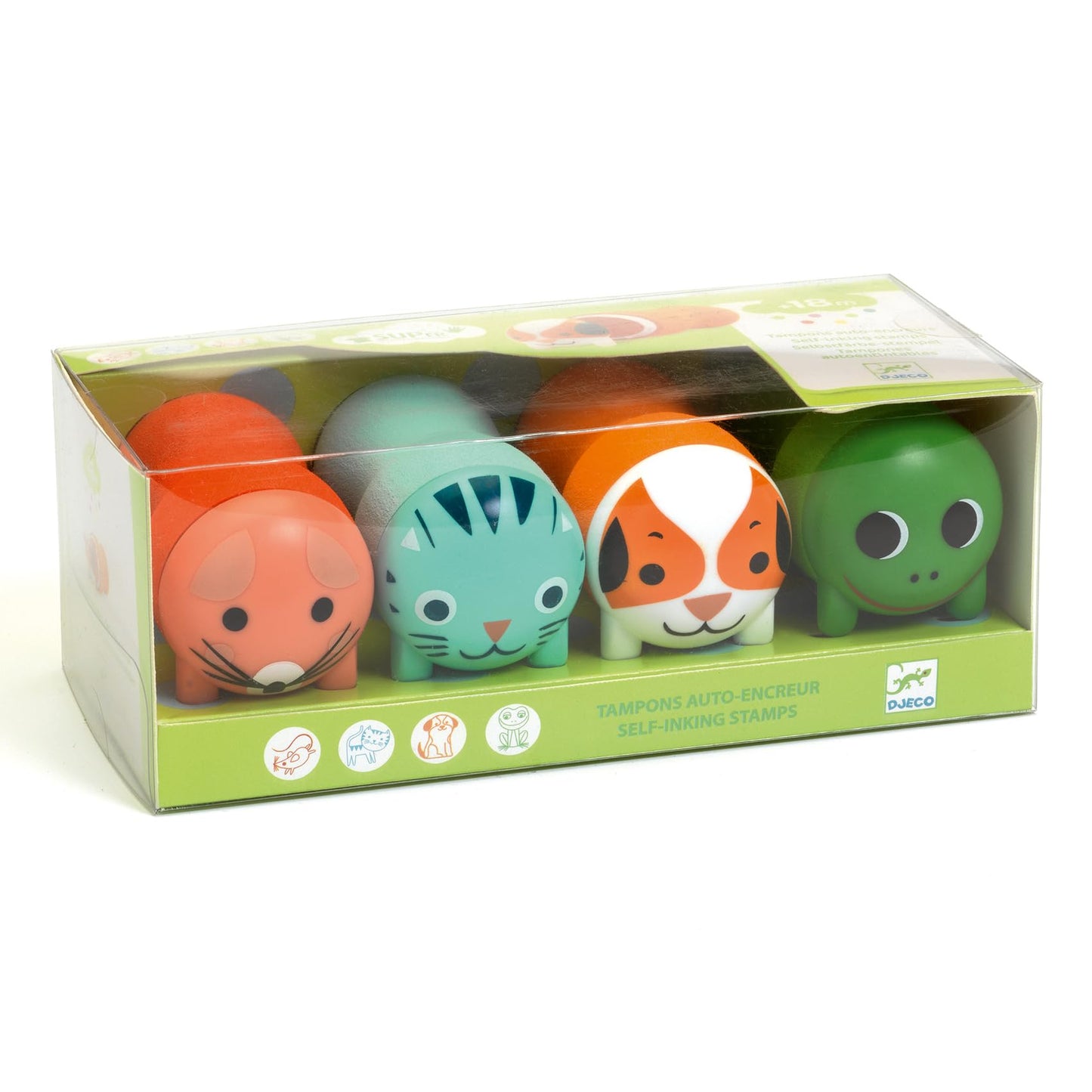 Djeco Baby Sellos Ergonómicos Animales del jardín