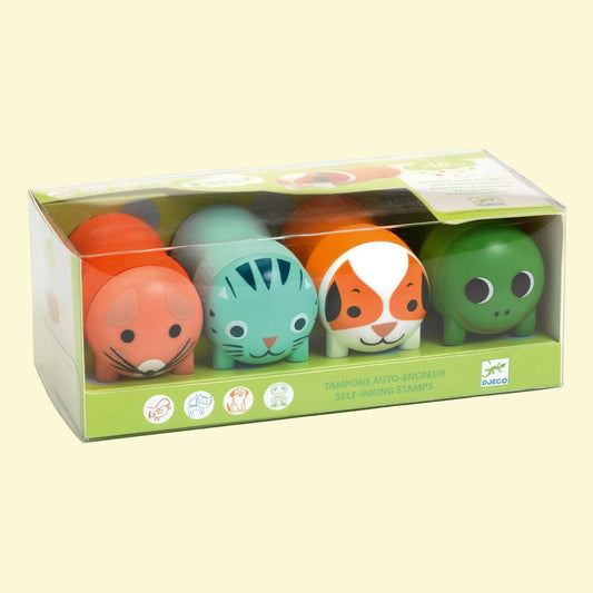 Djeco Baby Sellos Ergonómicos Animales del jardín
