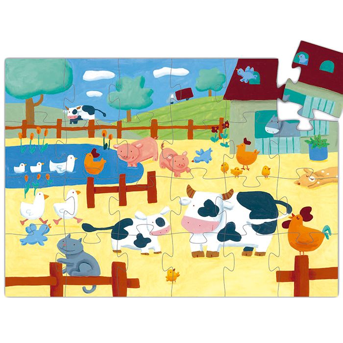 Djeco Puzzle Silueta Vaca 24 piezas