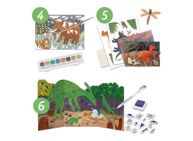 Cofre multiactividades El mundo de los dinosaurios- Djeco