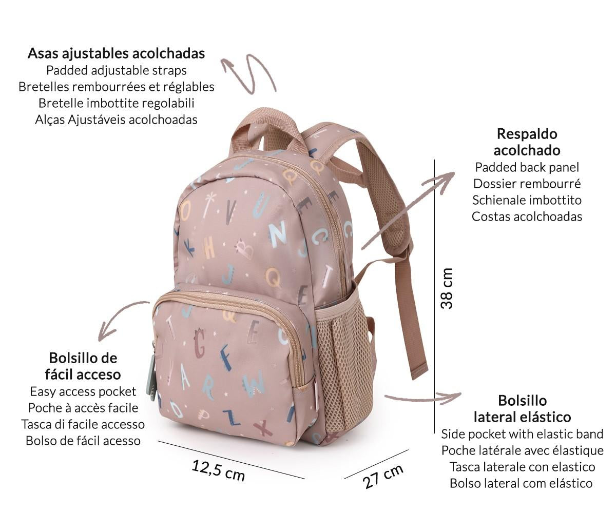 Tutete Mochila infantil Funny Letters