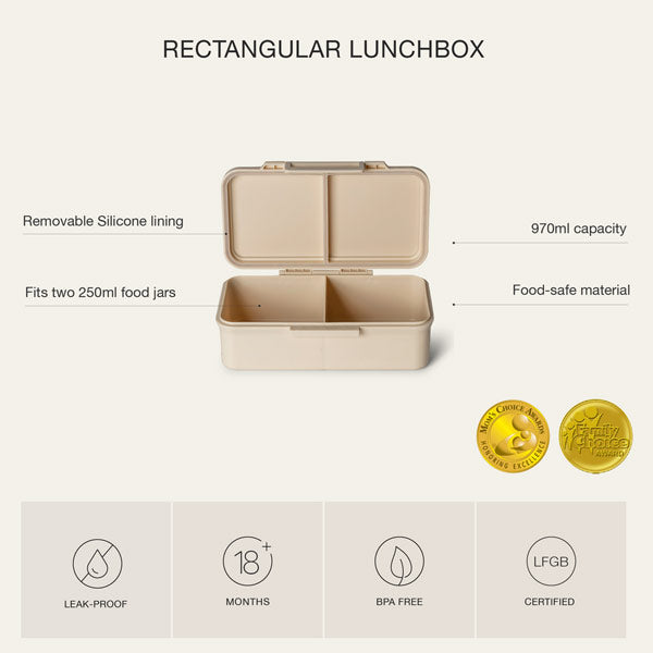 Citron Caja almuerzo rectangular Bailarina