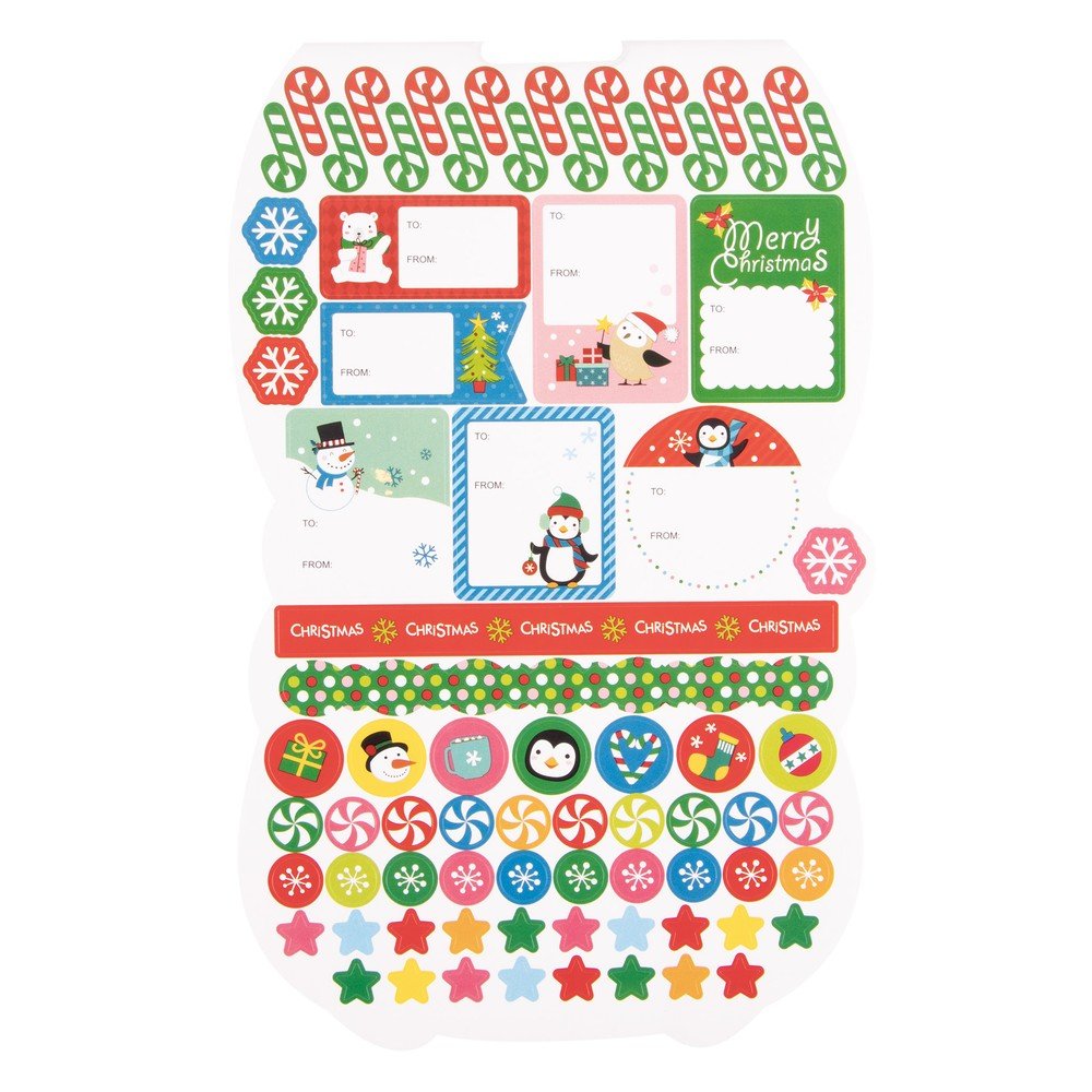Libreta pegatinas Pingüino Navidad - Apli kids