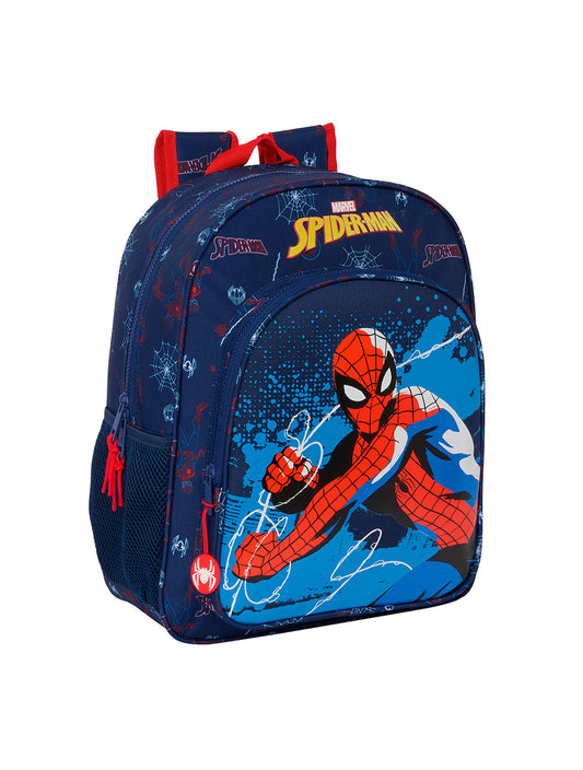 Mochila escolar Spiderman Neón