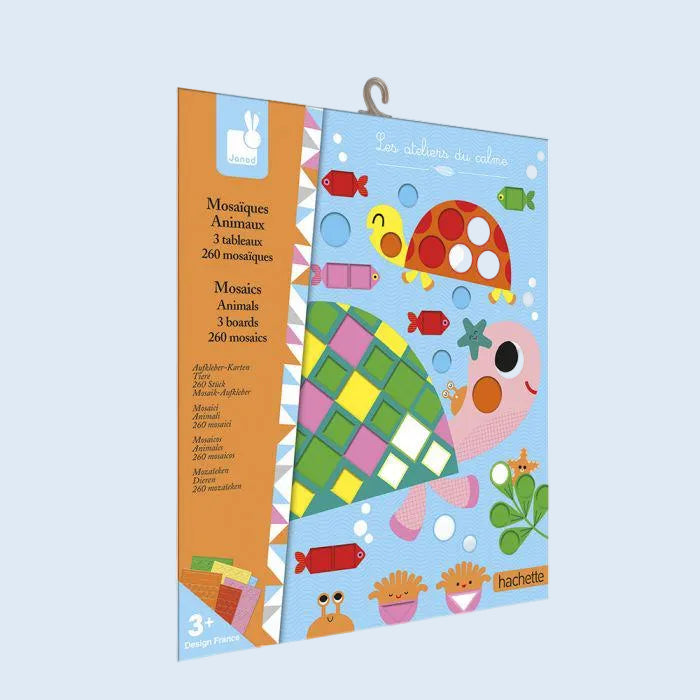 Janod Kit creativo Mosaicos 3 años Animales