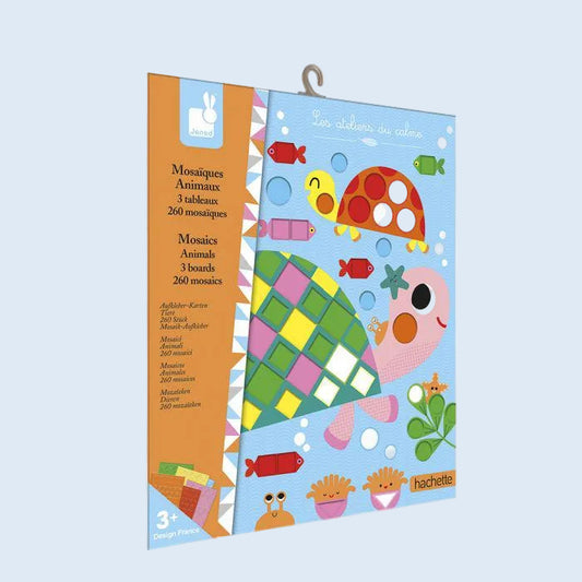 Janod Kit creativo Mosaicos 3 años Animales