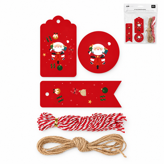 Kit etiquetas navideñas para regalos Papá Noel