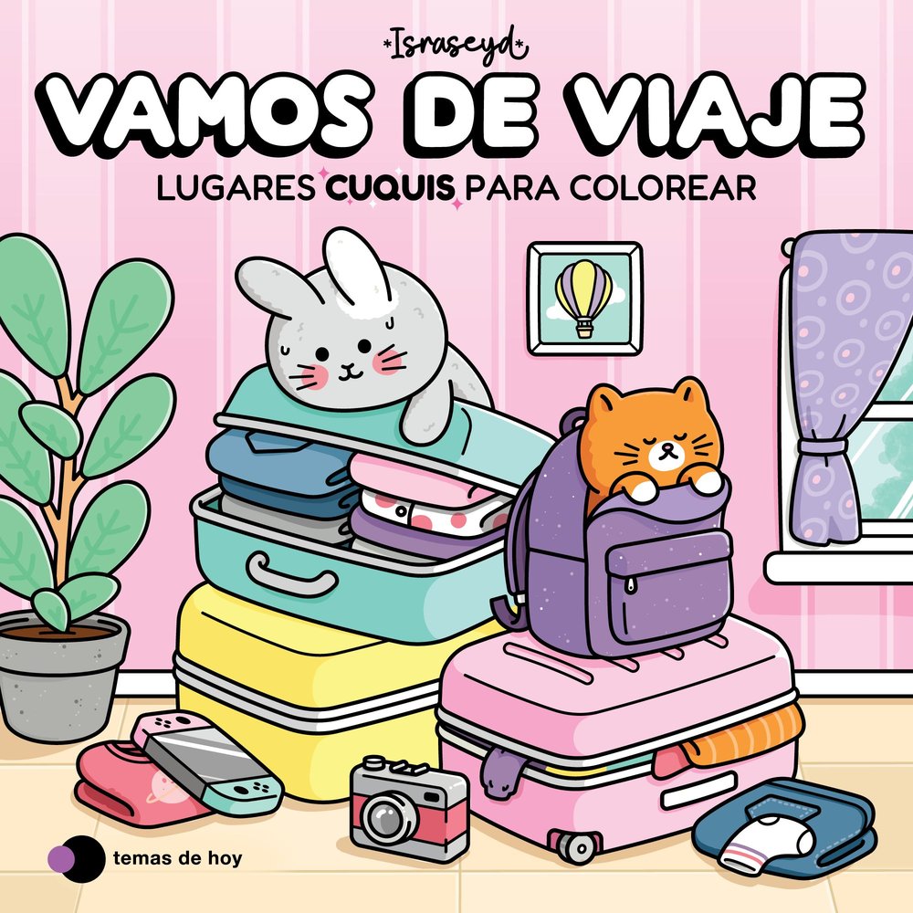 Vamos de viaje Libro para colorear