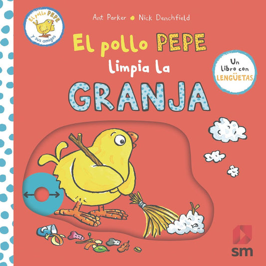 Pollo Pepe limpia la granja