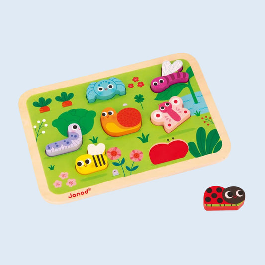 Janod Puzzle encajable Jardín