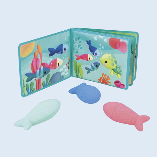 Janod Libro mágico baño Fiesta bajo el mar